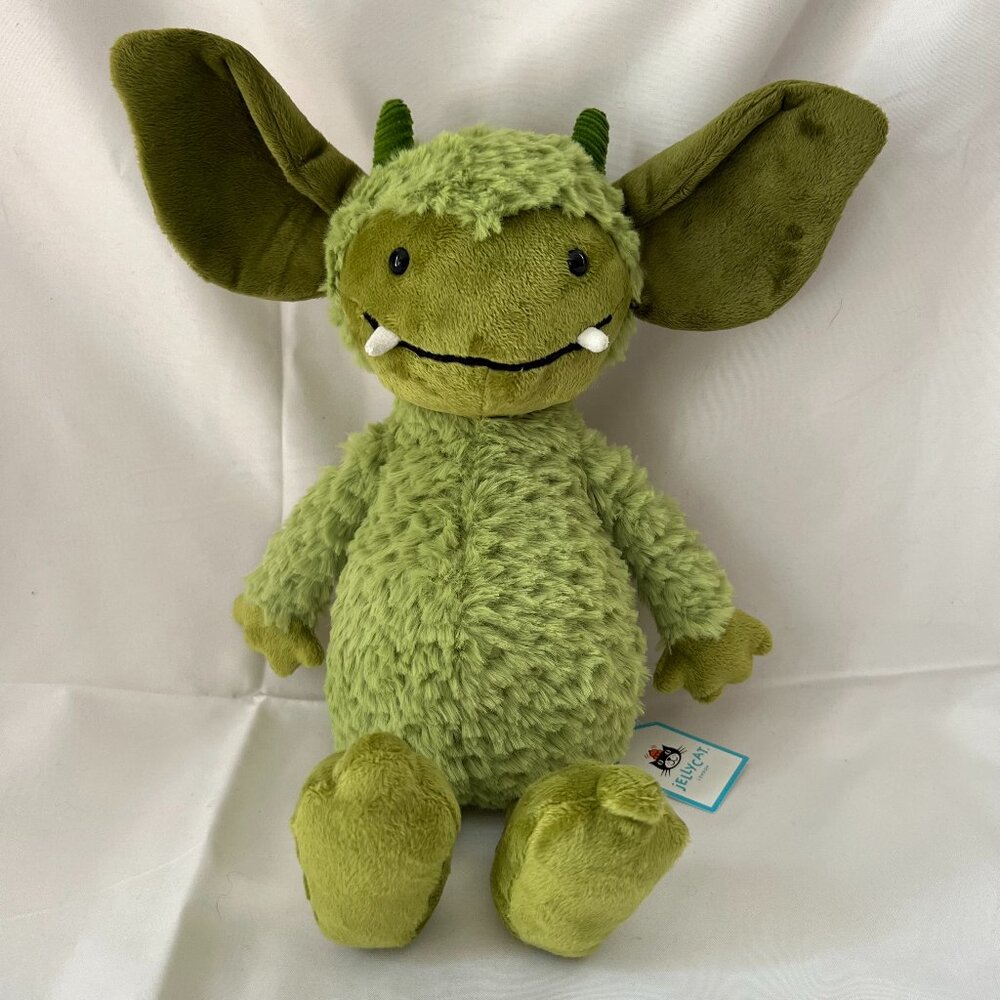 Jellycat Grizzo Gremlin BNWT + Dust Bag